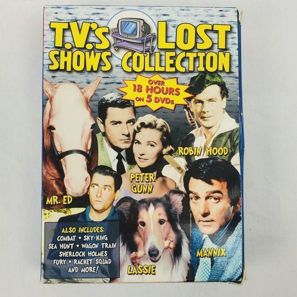 TV's Lost Shows Collection 5 DVD Set | Over 18 Hours Classic 1950s–60s Shows | L